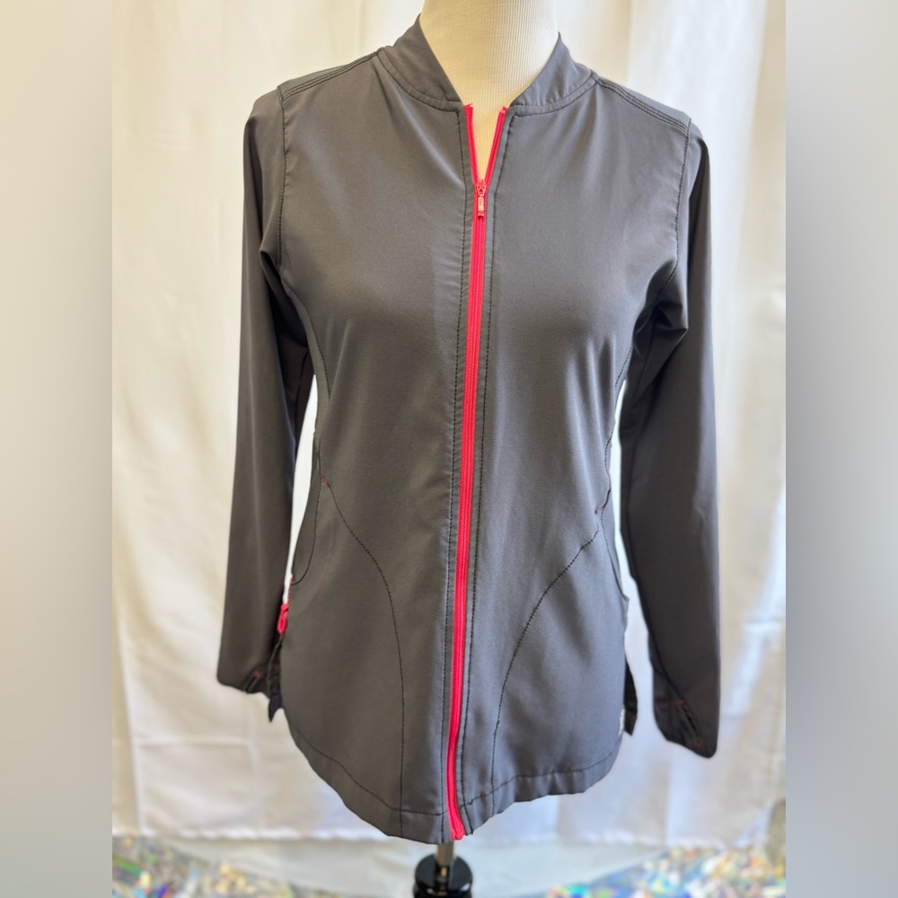 Carhartt Force Full‎ Zip Jacket Women's XS Utility Jacket Thumbholes